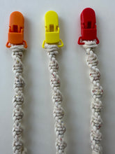 Load image into Gallery viewer, Macrame Pacifier Clips
