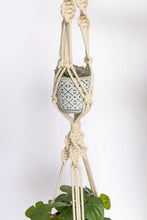 Load image into Gallery viewer, Double macrame plant hanger