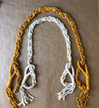 Load image into Gallery viewer, Macrame yoga mat carrier/strap, roller skate leash for Chara