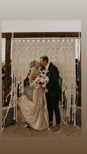 Load image into Gallery viewer, Macrame wedding back drop- rental