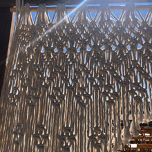 Load image into Gallery viewer, Macrame wedding back drop- rental