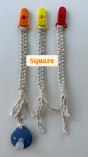 Load image into Gallery viewer, Macrame Pacifier Clips
