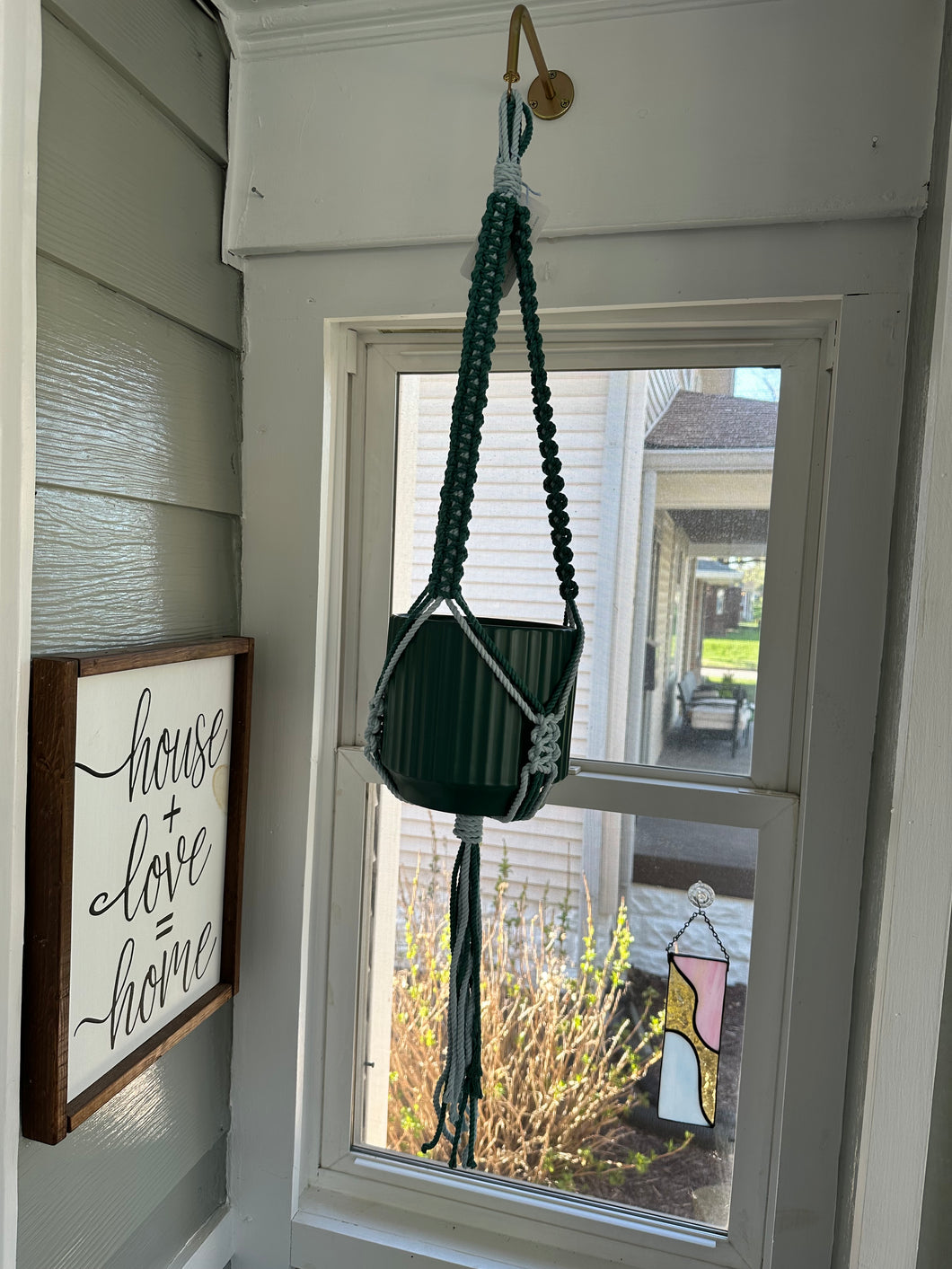2 toned and 2 cute plant hangers