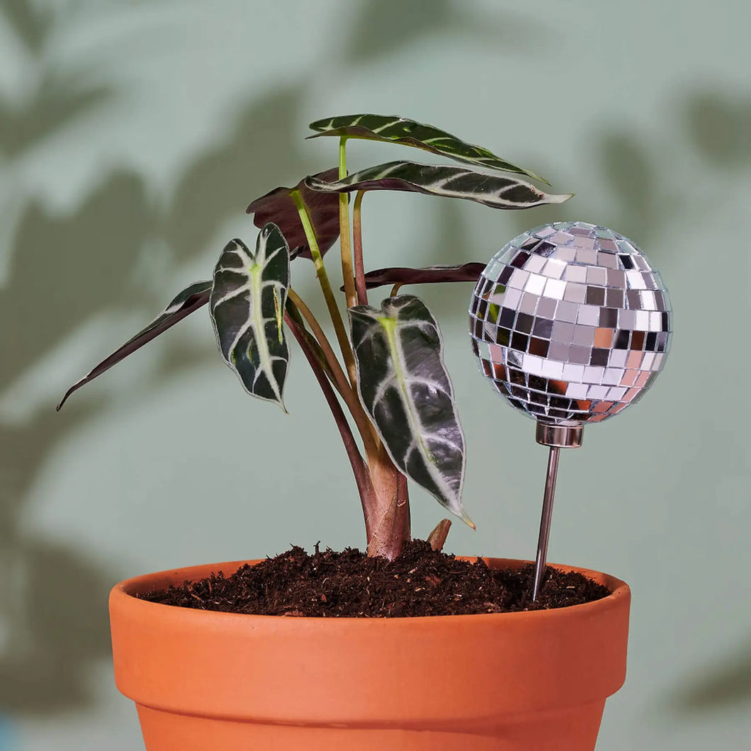 Plant Stake Disco Ball- 2 sizes