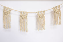 Load image into Gallery viewer, chunky macrame bunting

