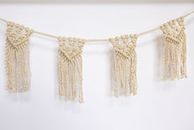 Load image into Gallery viewer, chunky macrame bunting
