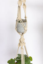 Load image into Gallery viewer, Double macrame plant hanger
