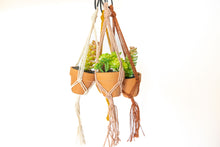 Load image into Gallery viewer, Mini macrame plant hangers for car

